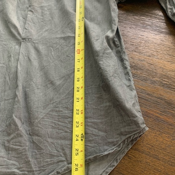 Love 8 Long Sleeve Pullover Shirt Size Medium Stonewash Gray - Picture 6 of 6